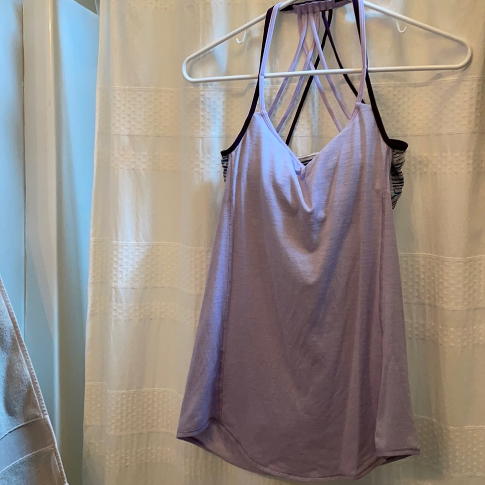 Lavender lululemon cross back tank